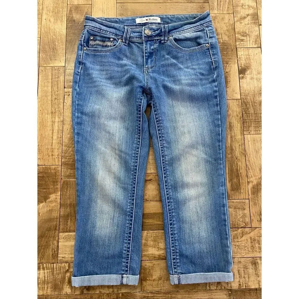 Love Nation Capri Jeans Cuffed Hem Women’s Size 6